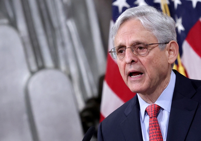 Attorney General Merrick Garland (D).  (Getty Images)  