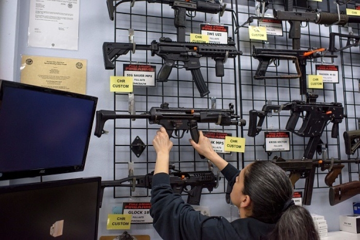 A gun store in Houston, Texas. (Photo by MARK FELIX/AFP /AFP via Getty Images)