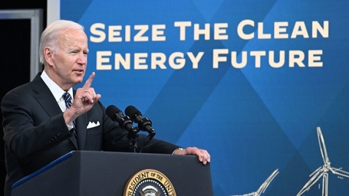 President Joe Biden delivers remarks on efforts to lower high gas prices on June 22, 2022. (Photo by JIM WATSON/AFP via Getty Images)