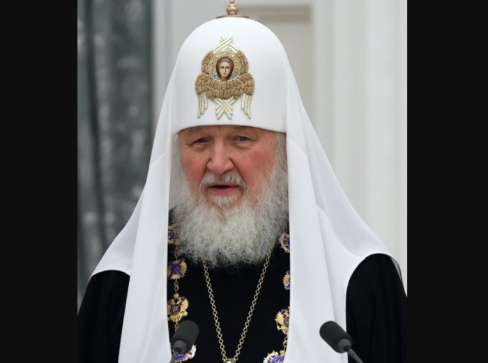Patriarch Kirill, head of the Russian Orthodox Church.  