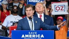 Pennsylvania Senate Candidate Mehmet Oz (R), who was endorsed by former President Donald Trump. (Getty Images)