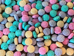The Drug Enforcement Administration is warning of brightly colored fentanyl that looks like &quot;candy&quot; and &quot;chalk&quot; being trafficked into this country to poison young Americans. (Photo from DEA website)