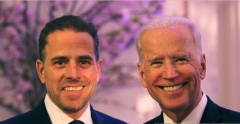 Hunter Biden and his father, President Joe Biden.  (Screenshot)