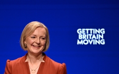 British Prime Minister Liz Truss.  (Getty Images)  