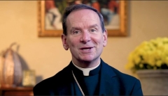Bishop Michael F. Burbidge, head of the Catholic Diocese of Arlington, Virginia.  (Screenshot)