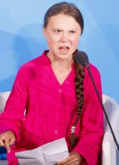 Environmental activist Greta Thunberg. (Getty Images)  
